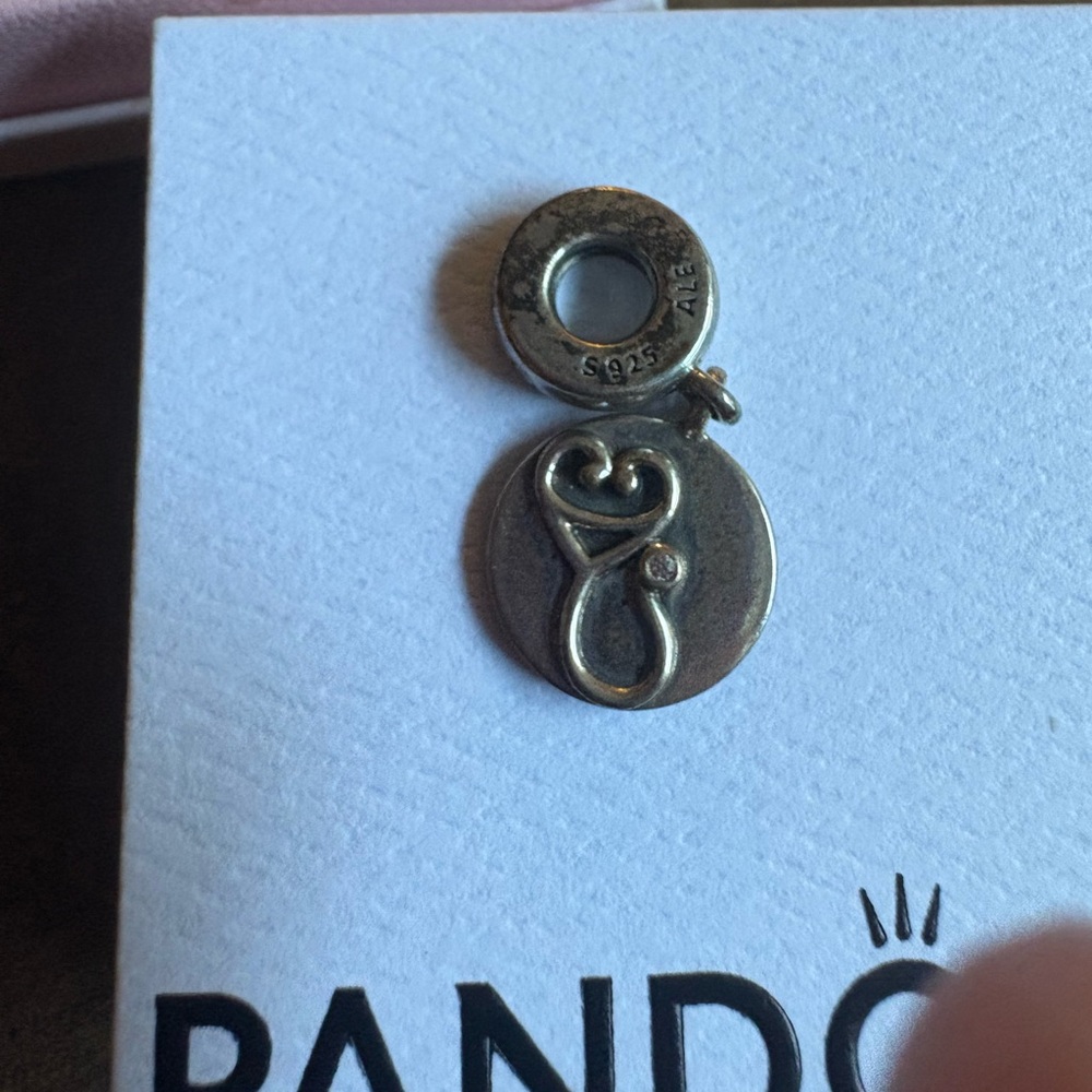 Pandora stethoscope diamond charm